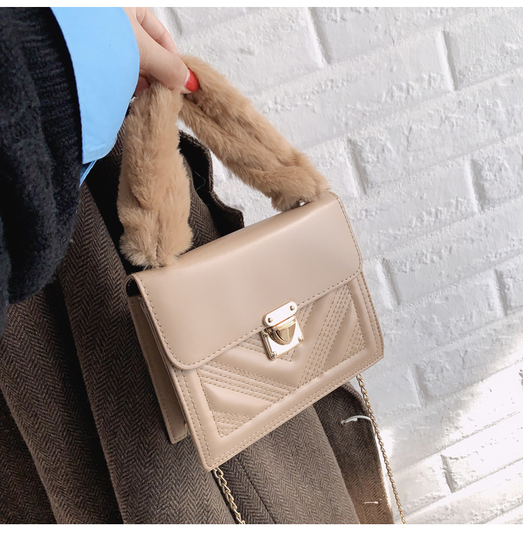 One-shoulder Casual Messenger Small Square Bag display picture 10