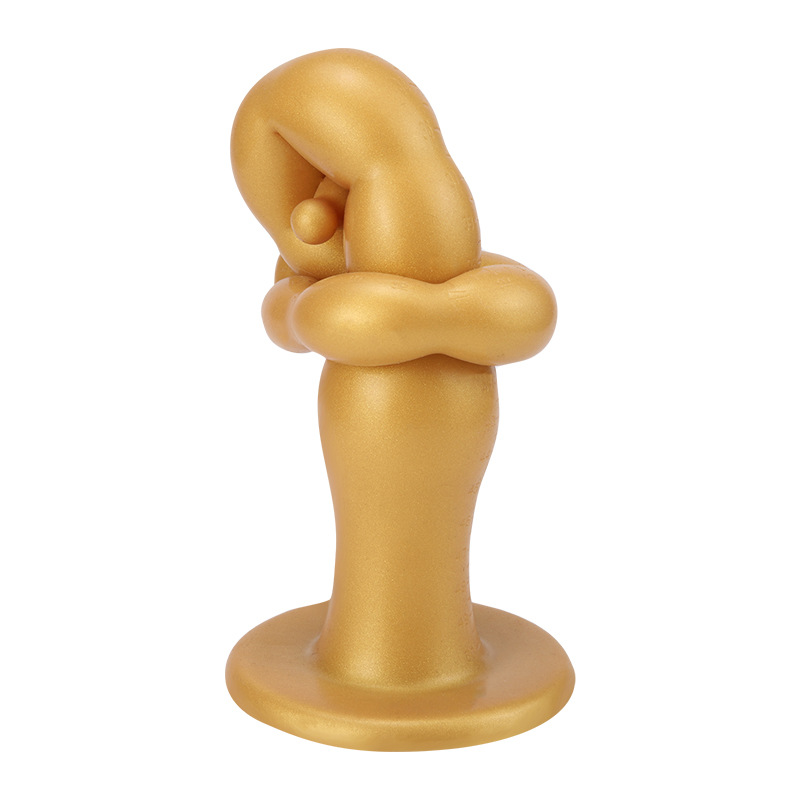 Silicone Extended Beaded Anal Plug