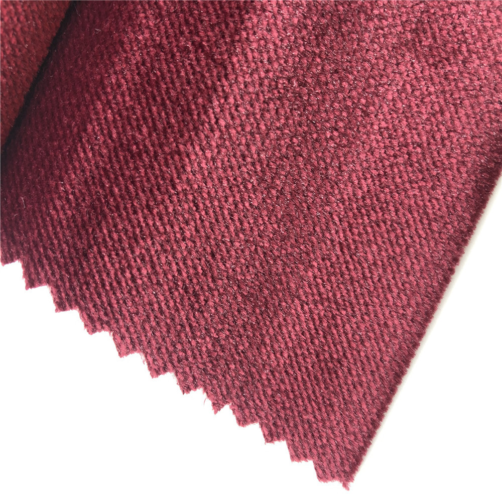 销售斜纹扁平丝超柔 玉米粒有光绒布 沙发布