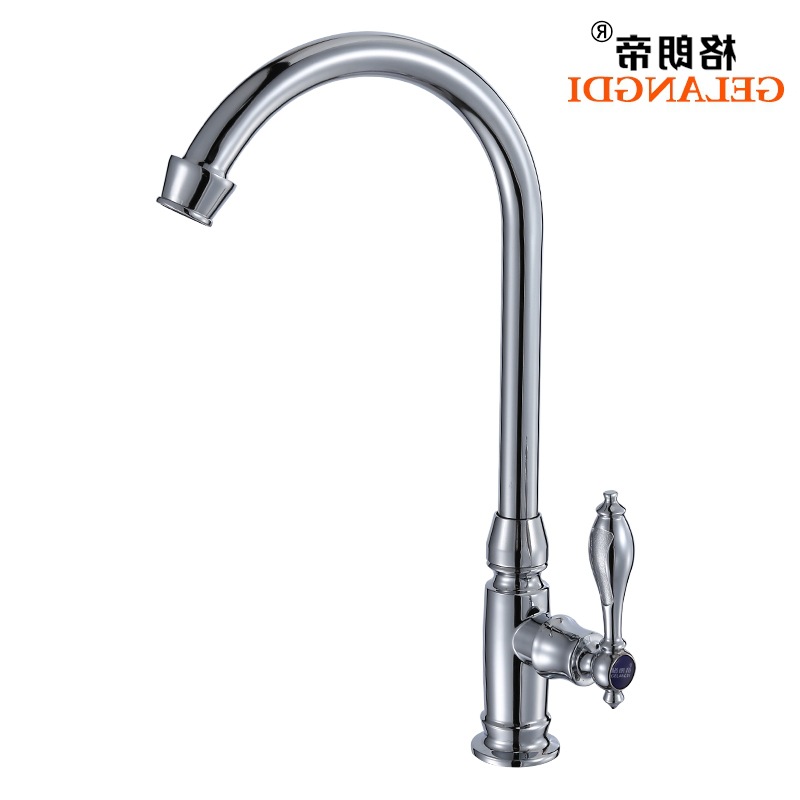 特价厨房单冷水龙头全铜陶瓷芯单冷立式水龙头洗菜盆洗脸盆可旋转