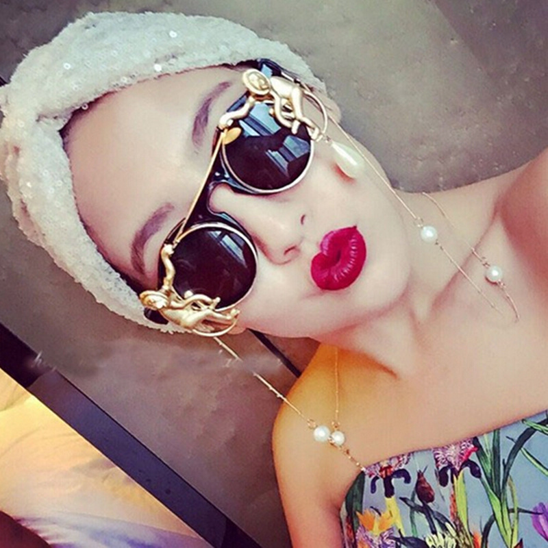 45g Weight UV400 Protection Lens Material Retro Style Black Color Retro UV400 Protection Women's Sunglasses 4
