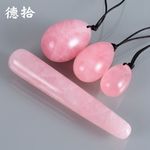Кристалл массажный мяч яйце-образный ремесла послеродовой разрабатывать подготовки мяч вибраторы нефрит розовый кварц яйца Яйцо
