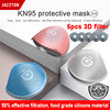 JAZZTON防尘口罩KN95Protective mask K6硅胶口罩XL可换滤芯面罩|ru