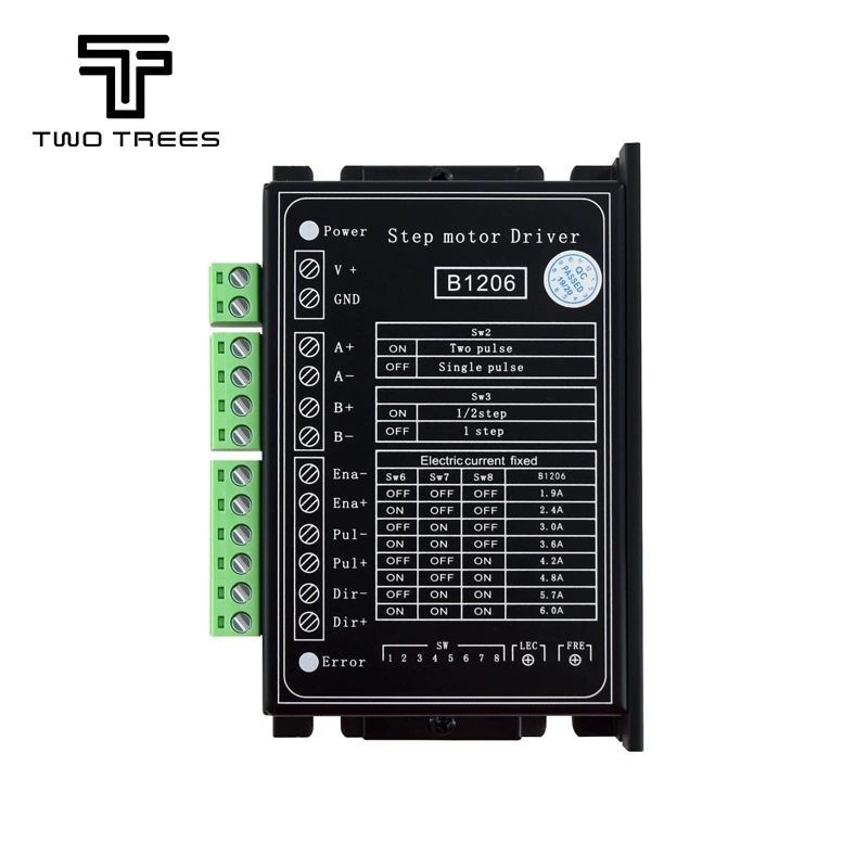Драйвер двигателя B1206 42/57/86 шаг полный шаг/полшага панель управления 120V6A одинарный и ДВОЙНОЙ ИМПУЛЬС