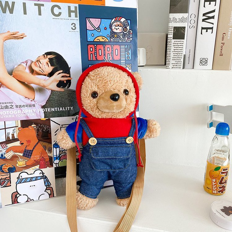 Cute Plush Bear Doll Shoulder Bag Wholesale display picture 105
