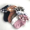 Lattice models 2020 Autumn new models Baby Socks children Lace stockings girl princess Cotton socks Boneless comfort