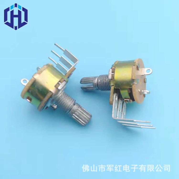 Поставка высококачественного одинарного потенциометра 148 с переключателем поворотного потенциометра управления скоростью B10K B50K