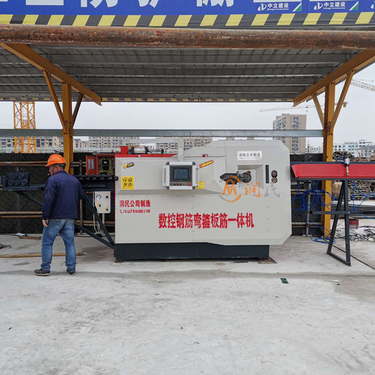 全自动钢筋弯箍机双线调直弯箍板筋一体机数控钢筋打箍机厂家直销
