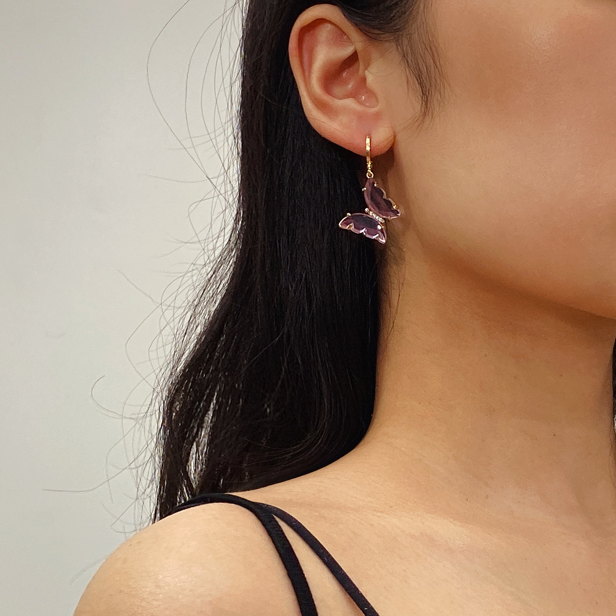 Fashion Autumn New Acrylic Simple Butterfly Earrings For Women Wholesale display picture 31