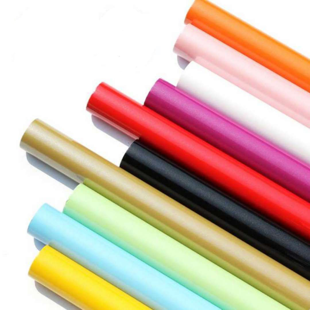 自粘珠光闪点PVC衣柜书桌波音软片防水墙贴家具翻新纯色素色贴纸