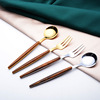 Japanese dessert fruit fork stainless steel, mixing stick, spoon, tableware