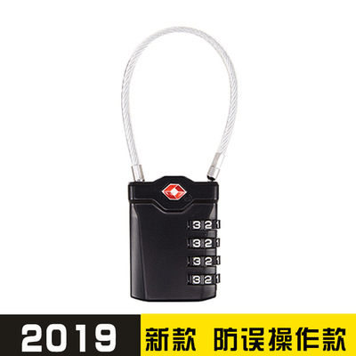tsa Customs lock 19 new pattern Kirsite Red Dot luggage Luggage and luggage Small padlock Mini Customs Password lock
