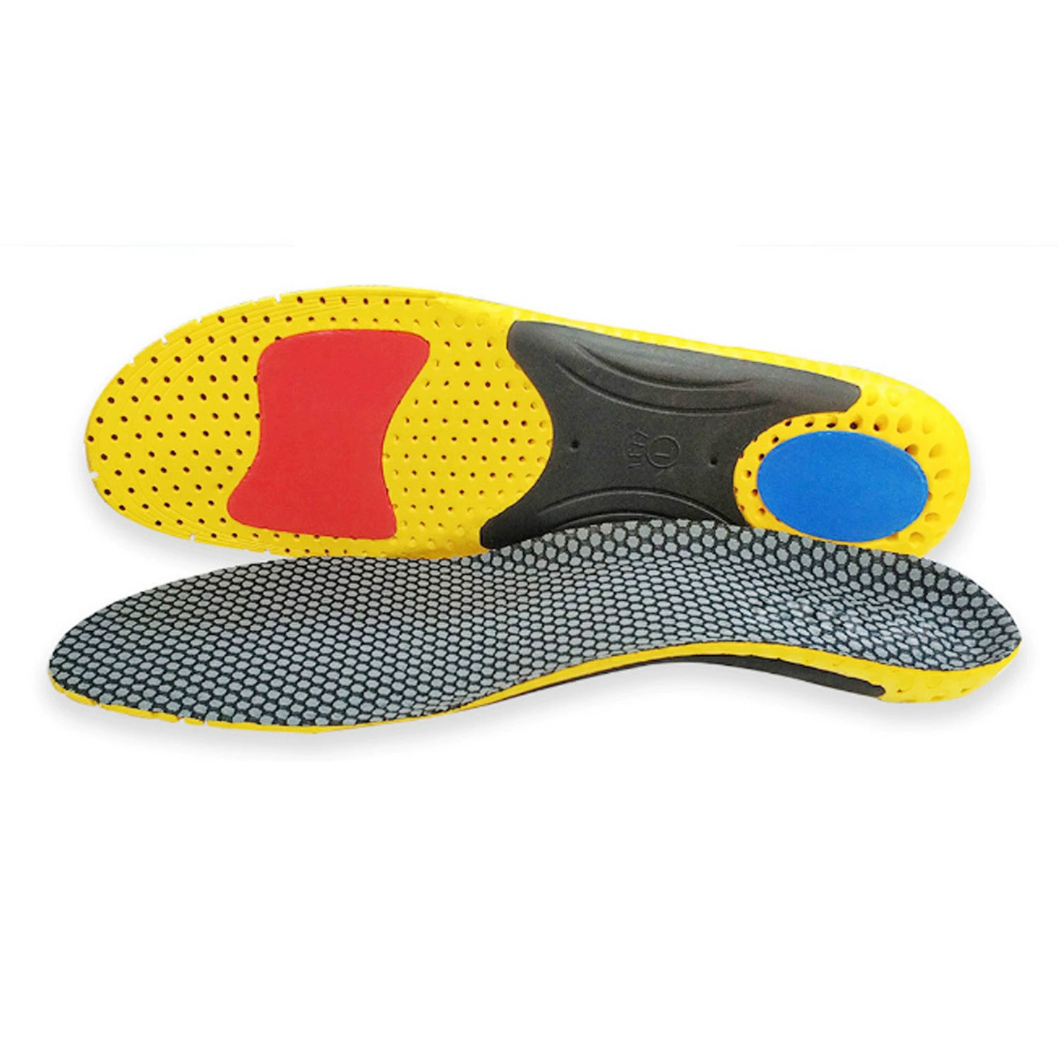 Новая Спортивная корректирующая стелька плоскостопия внутри и снаружи восьми опорных подушечок для коррекции арки XO оптом