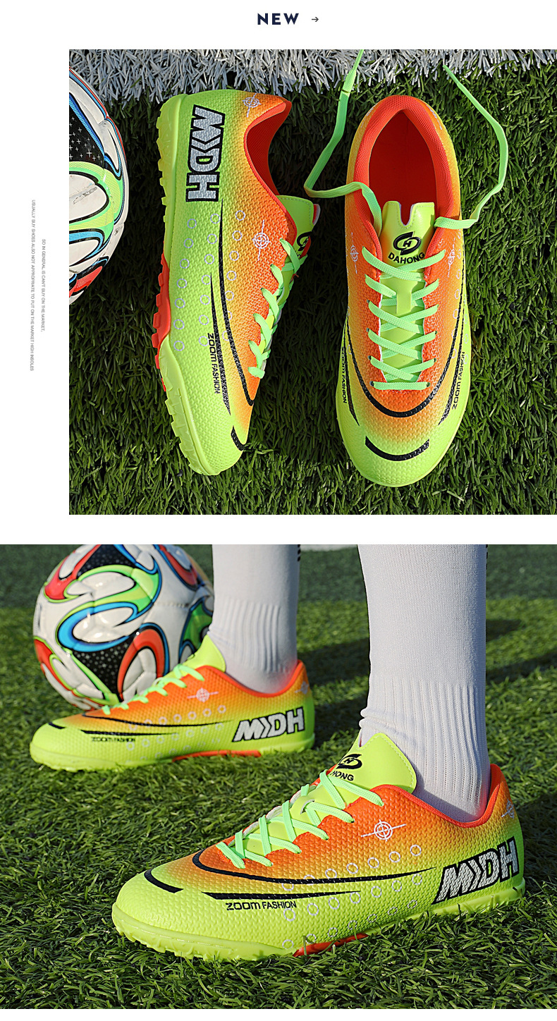 Neu AG Fußball Jugend Student Leder Füße TF Gebrochen DingTalk Künstliche Rasen Wettbewerb Sport_voghion.com