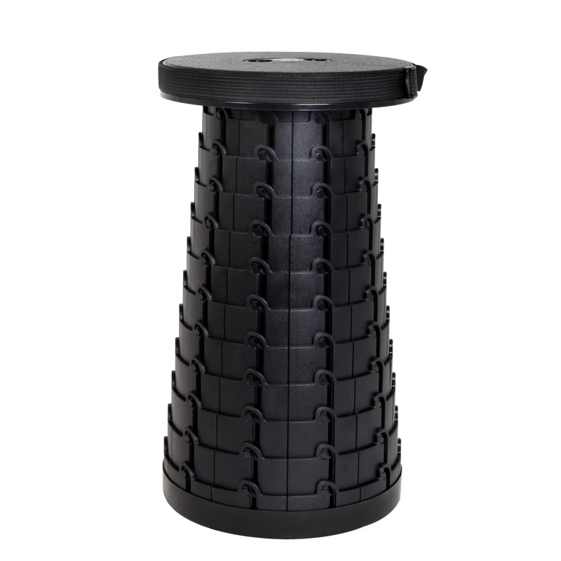 户外折叠凳便携式伸缩凳排队钓鱼凳野营塑料凳子创意调节车载凳子|ru