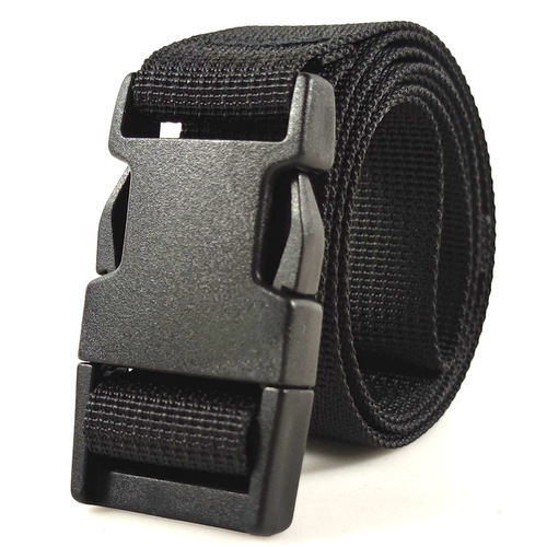 Factory plastic buckle imitation nylon belt men's outdoor student training metal-free canvas military training belt