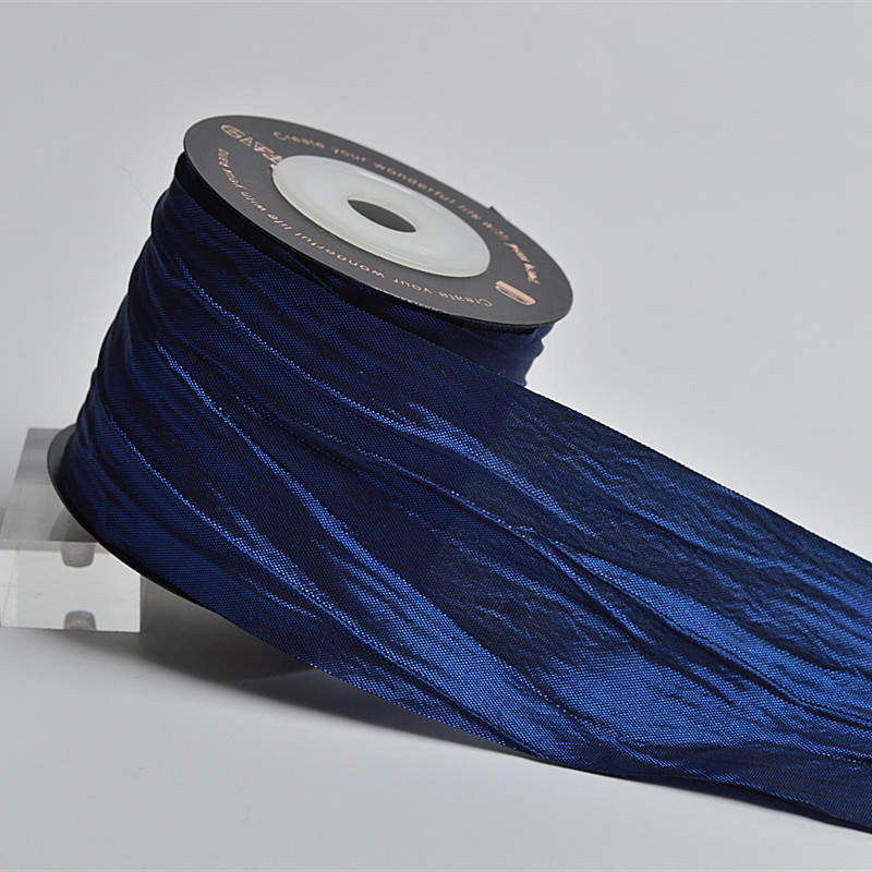 Impresión de la cinta arco regalo cuerda cinta plisada coreana accesorios de embalaje en stock al por mayor Corea del Sur cinta de poliéster