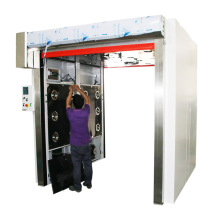 快速卷帘门风淋室|定制全自动感应多人三吹货淋室风淋通道