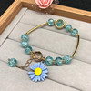 Small fresh bracelet, 2020, flowered, Birthday gift