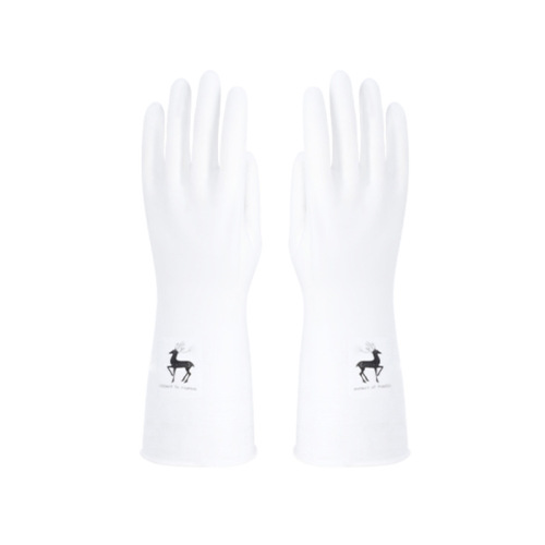 Kitchen Dishwashing Gloves Women's Extended Laundry Brush Bowl Housekeeping Cleaning Rubber Nitrile Household Waterproof Durable Type