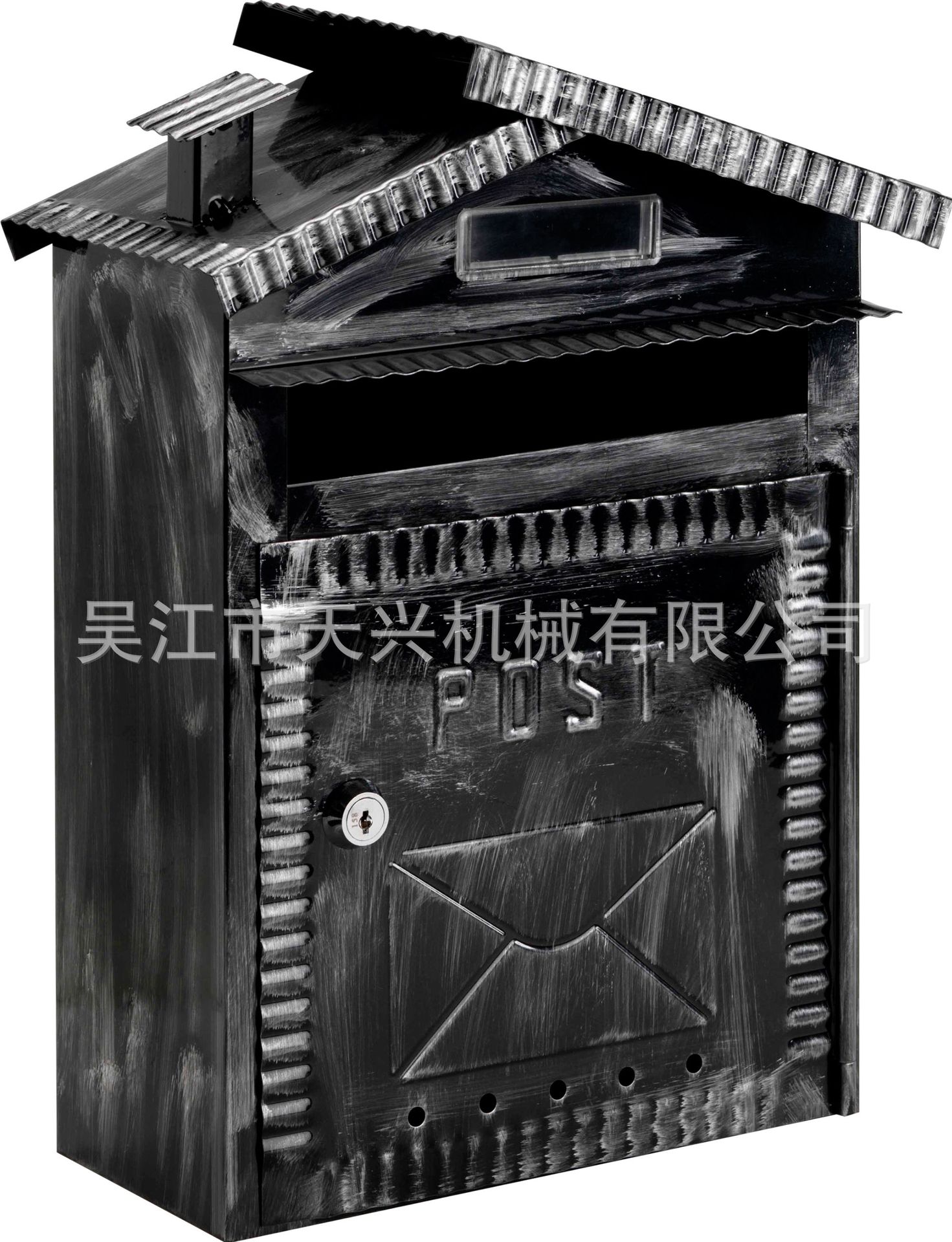 Почтовый ящик TX TX0093-19L черный серебро