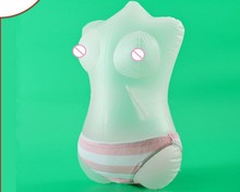 新款无手脚透明充气娃娃磨砂飞机杯炮架情趣用品厂家直供