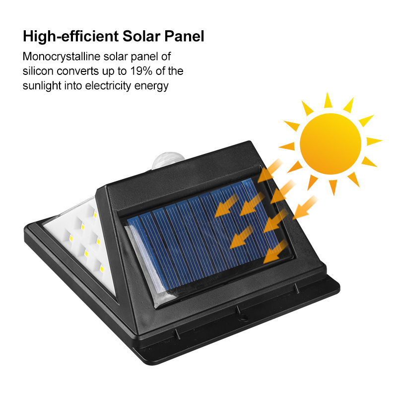 Transfronterizo 40led lámpara de pared solar impermeable Cuerpo Humano lámpara de inducción al aire libre paisaje patio iluminación del hogar lámpara de calle