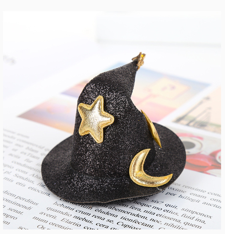 Halloween Curvy Witch Hat Hairpin Wholesale Nihaojewelry display picture 8