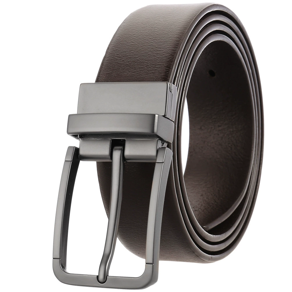 Металлический кожаный пояс для отдыха, натуральная кожа