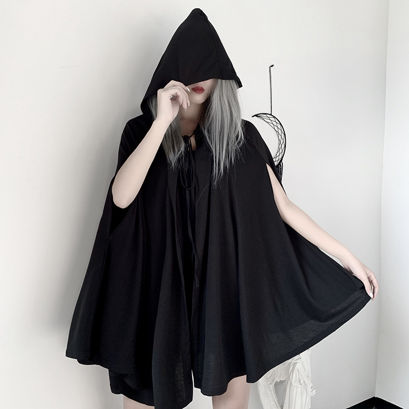 Diablo Style Vampire Hooded Cloak Coat NSGYB98485