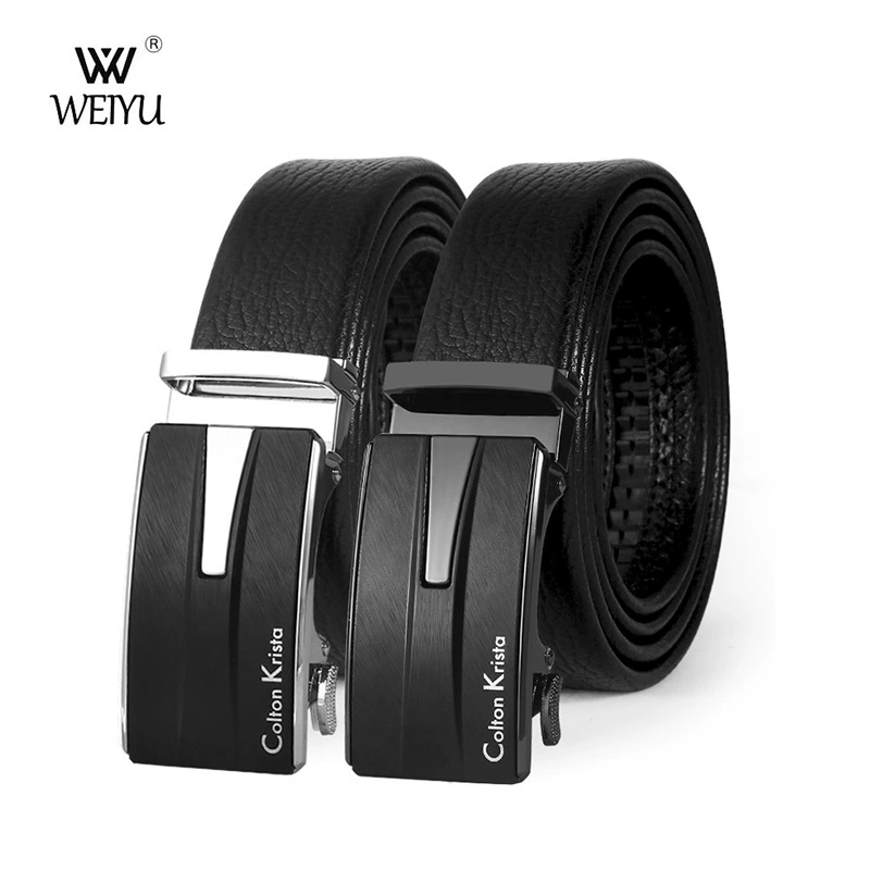 Leather belt, trousers, genuine leather, (Physicals)