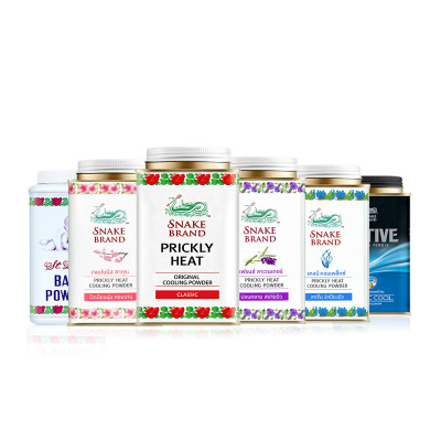 【一般贸易】泰国正品蛇牌蛇粉爽身粉痱子粉儿童成人男女止汗140g|ru