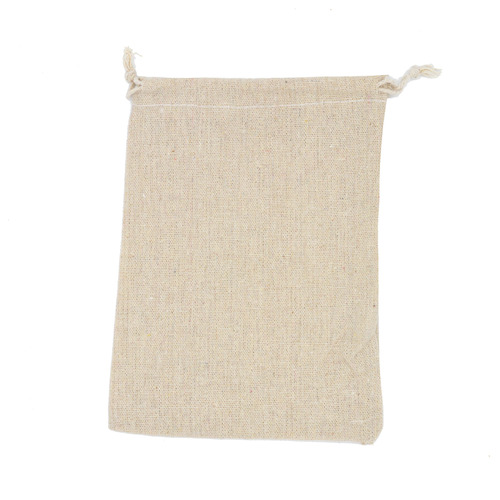 Blank cotton drawstring bag, dust-proof storage drawstring rice packaging bag, cotton and linen drawstring bag, small sack