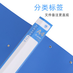 新款文件雙夾清達202資料夾品質塑料辦公檔案夾A4雙板夾廠價銷售