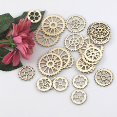 New Wooden Living Room Bedroom Wall Decor Bar Gear Hook Ornament Mixed Set 25-100pcs per Pack