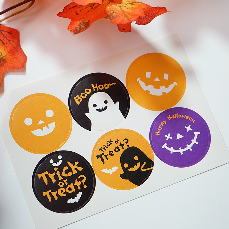 Halloween Ghost Grimace Pvc Party Gift Stickers display picture 3