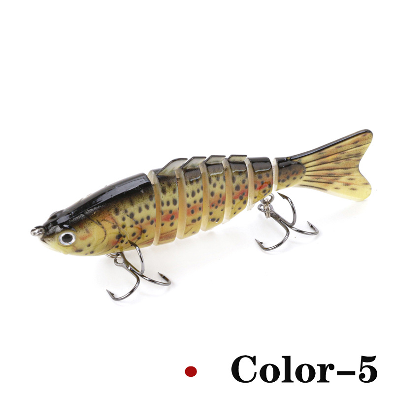 Sinking Water Jointed Lure 100mm/15g Hard Plastic Swimming Baits 6 Jointed Fishing Tackle