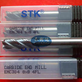 STK超细微粒钨钢涂层立铣刀EM819  公制4刃R角 加长 3XR0.3-20XR2