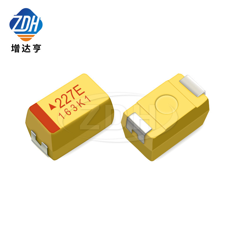 国产 贴片钽电容227E 220UF 25V E型 7343 10% LED 胆电容 有极性
