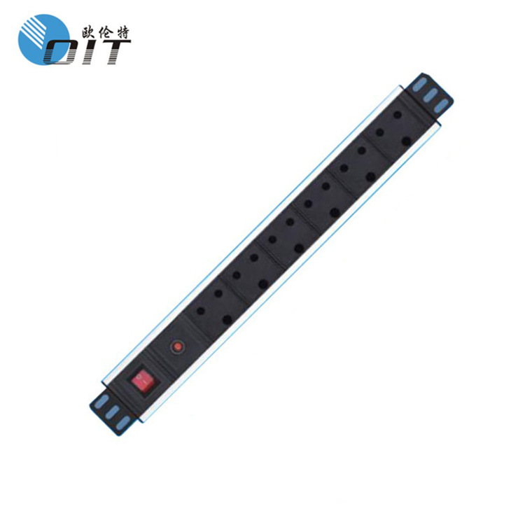 工厂直销南非19英寸标准PDU电源分配器断火段零开关可按图加工