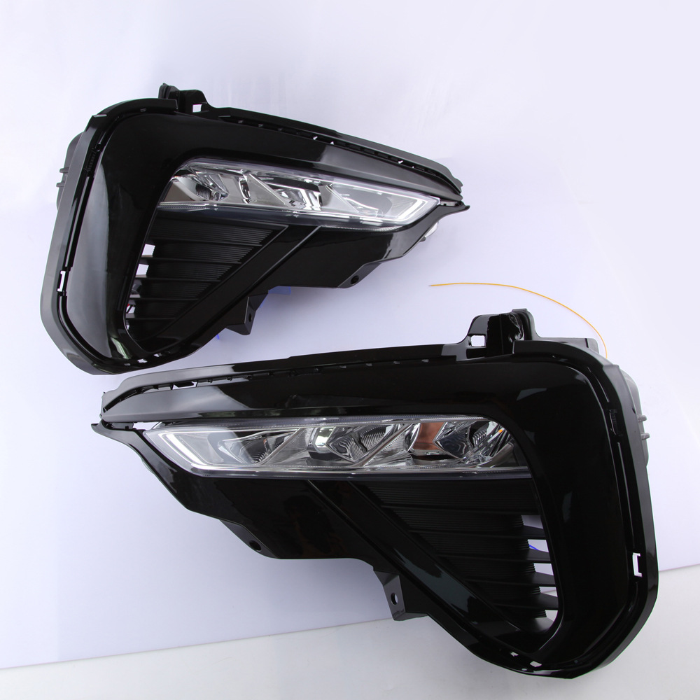 Aplicable a la luz de marcha diurna Kia K5 2020 luz blanca con luz amarilla dirección Luz de marcha diurna luz antiniebla