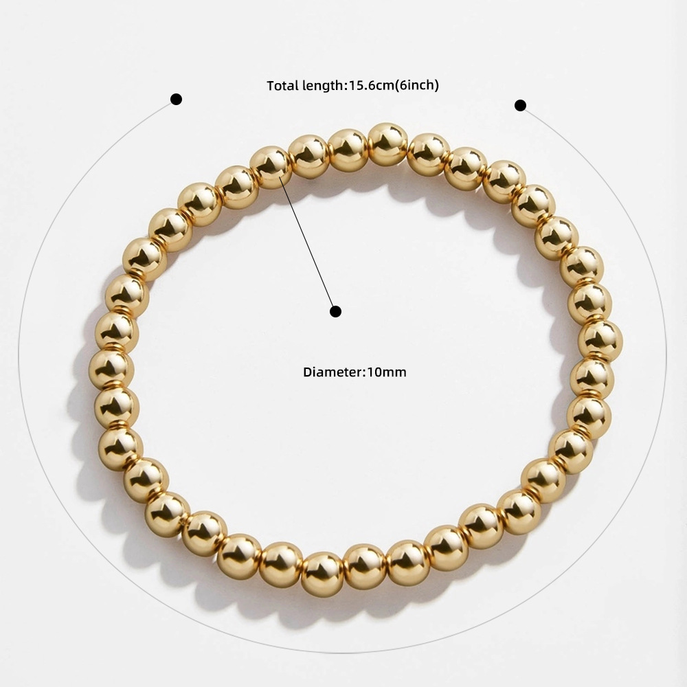 2020 Herkunftsort, Einfaches Und Grundlegendes Farb Erhalten Des 6mm Perlen Armband, Europäische Und Amerikanische Mode, Personal Isierte All-match-armbänder display picture 6