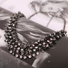 Chain for key bag , crystal, accessory, decorations, necklace, European style, punk style, Korean style