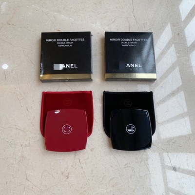 special counter vip Gift Points Simplicity Portable Two-sided Cosmetics Cosmetic mirror Take it with you Portable Cosmetic mirror