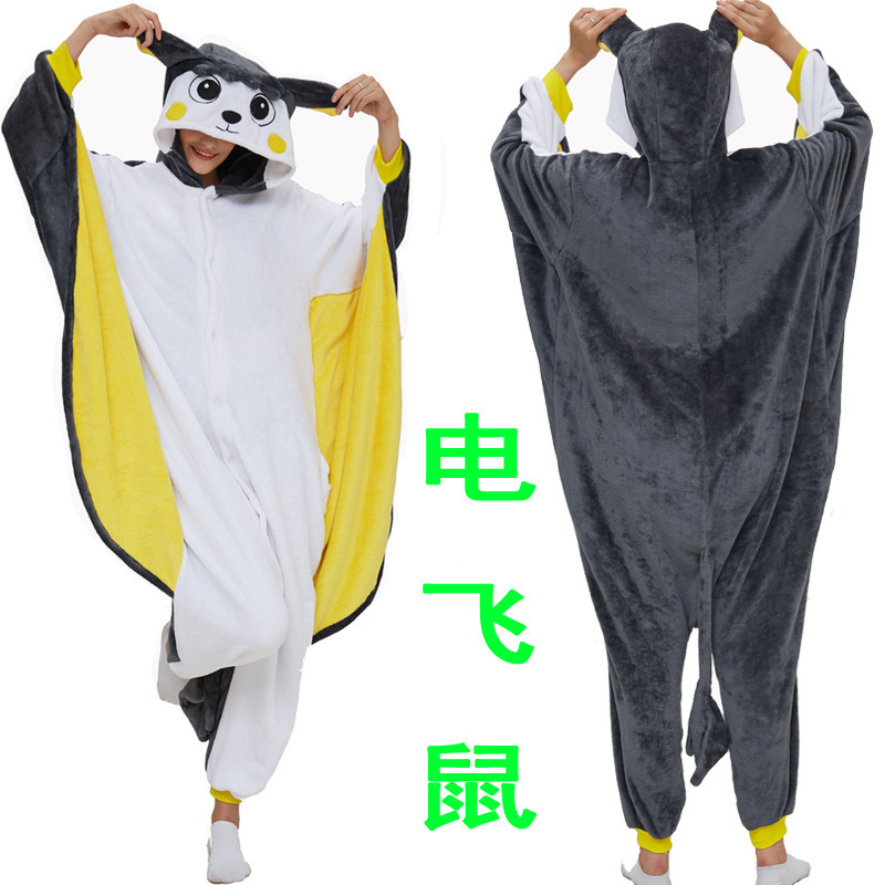 Flannel cartoon pijama for men and women
