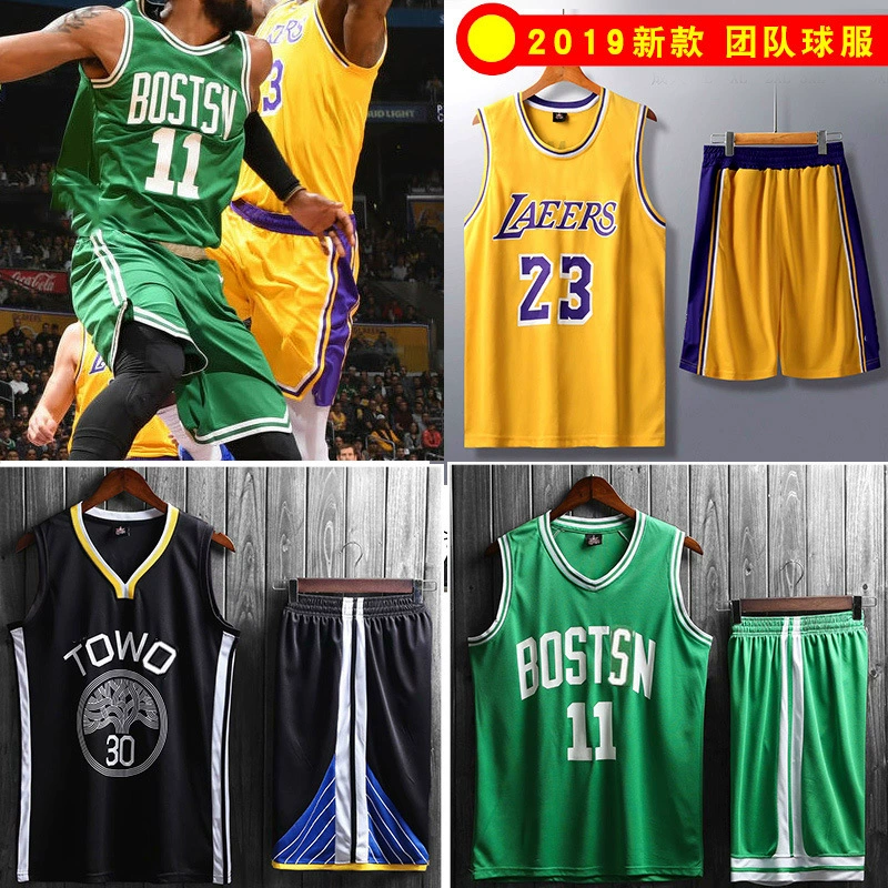Детская одежда баскетбольные формы nba звезда джерси джерси Cobiri Irving Owen James Durant напечатанный жилет
