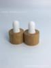 20 tooth bamboo lid bamboo essential oil bottle caps Bamboo glue head tubing environmental products