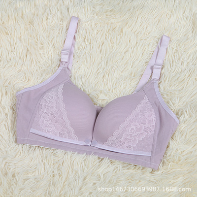 哺乳文胸喂新款無鋼圈聚攏棉奶孕婦內衣懷孕期棉舒適胸罩薄款