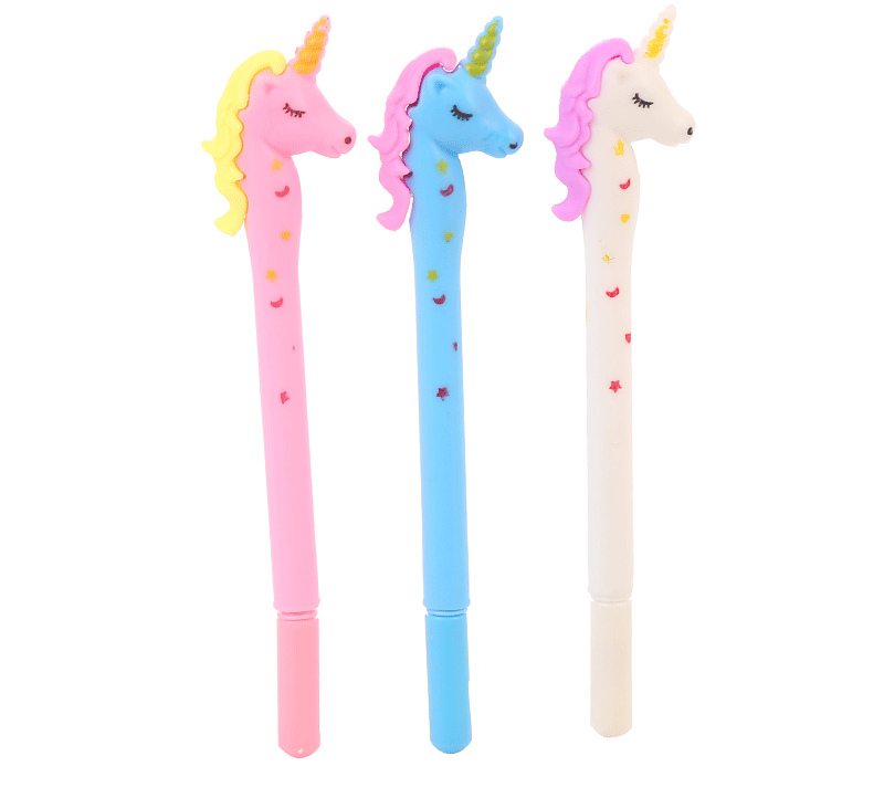 1 Pièce Licorne Classer Apprentissage L'obtention Du Diplôme Plastique Mignon Pastorale Stylo Gel display picture 6