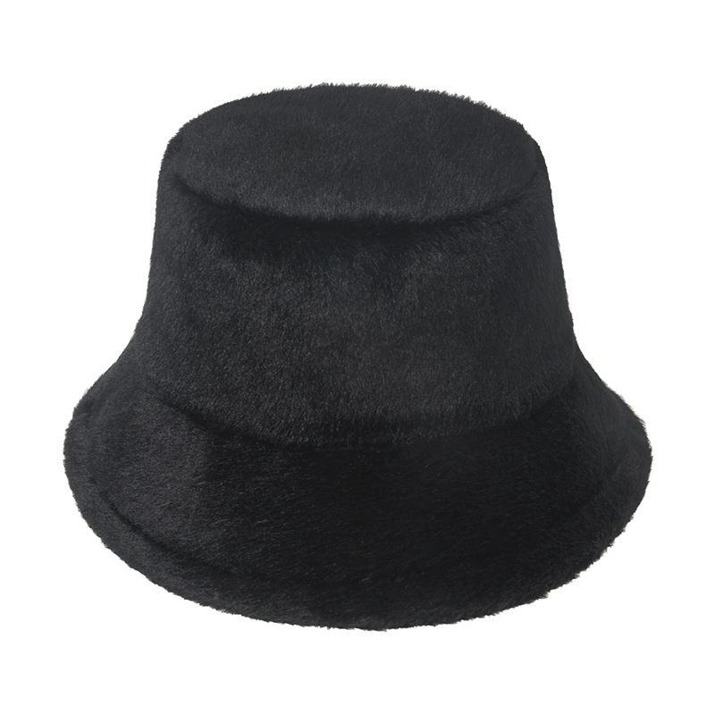 Unisex Fashion Solid Color Flat Eaves Bucket Hat display picture 5